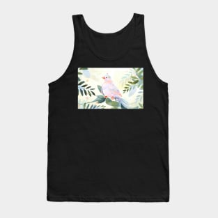 Whimsical and Cute Watercolor Birds Tank Top